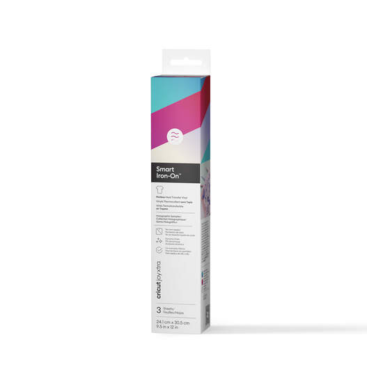 Cricut Joy Xtra&trade; Smart Iron-On&trade; Holographic Matless Heat Transfer Vinyl, Sampler (3 ct)