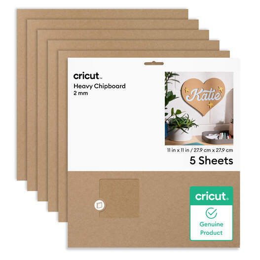 Heavy Chipboard, 2 mm 11 in x 11 in (5 ct)