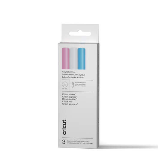 Acrylic Gel Pens, 1.0 mm (3 ct) + Adapter