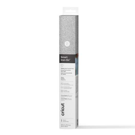 Smart Iron On&trade; Glitter Matless Heat Transfer Vinyl (3 ft)