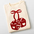 Flocked Iron-On (0.5m / 19 in), Red
