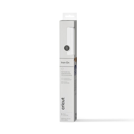 Iron-On (0.6m / 2 ft), White