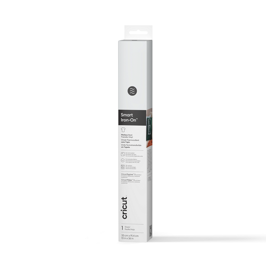 Smart Iron-On&trade; Matless Heat Transfer Vinyl (0.9 m / 3 ft)