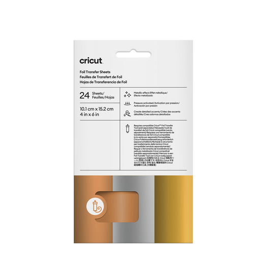 Foil Transfer Sheets Sampler, Metallic (24 ct)